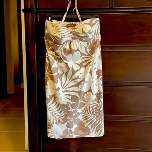 Tommy Bahama strapless cotton dress